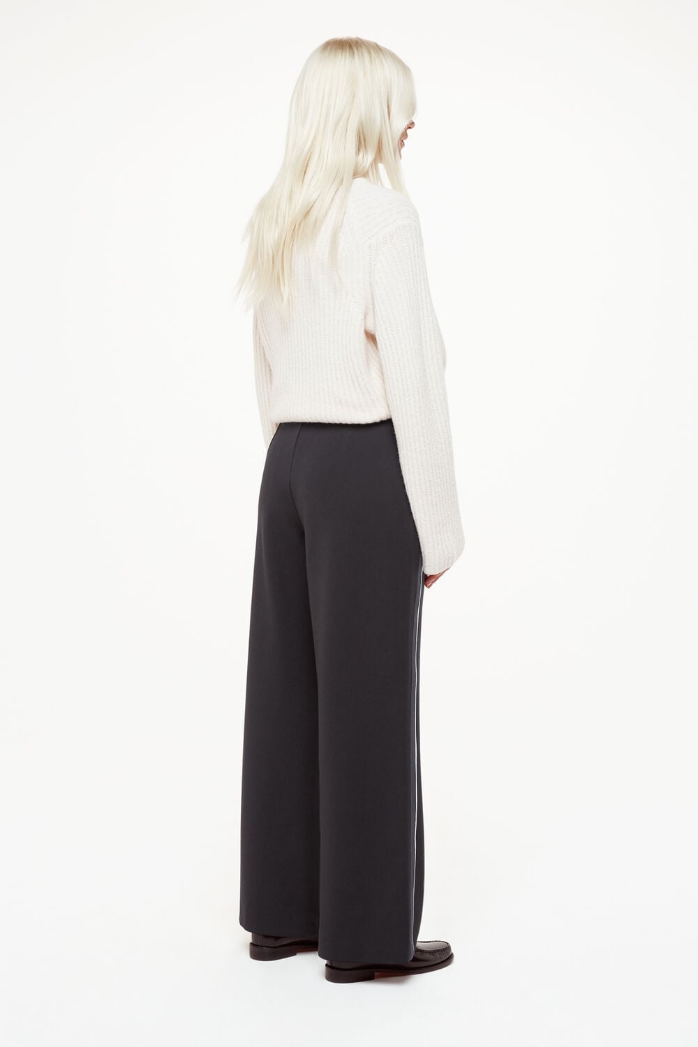 Petite Edie Side Stripe Ponte Trouser