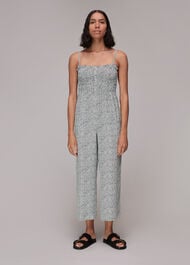 Gradient Leopard Jumpsuit