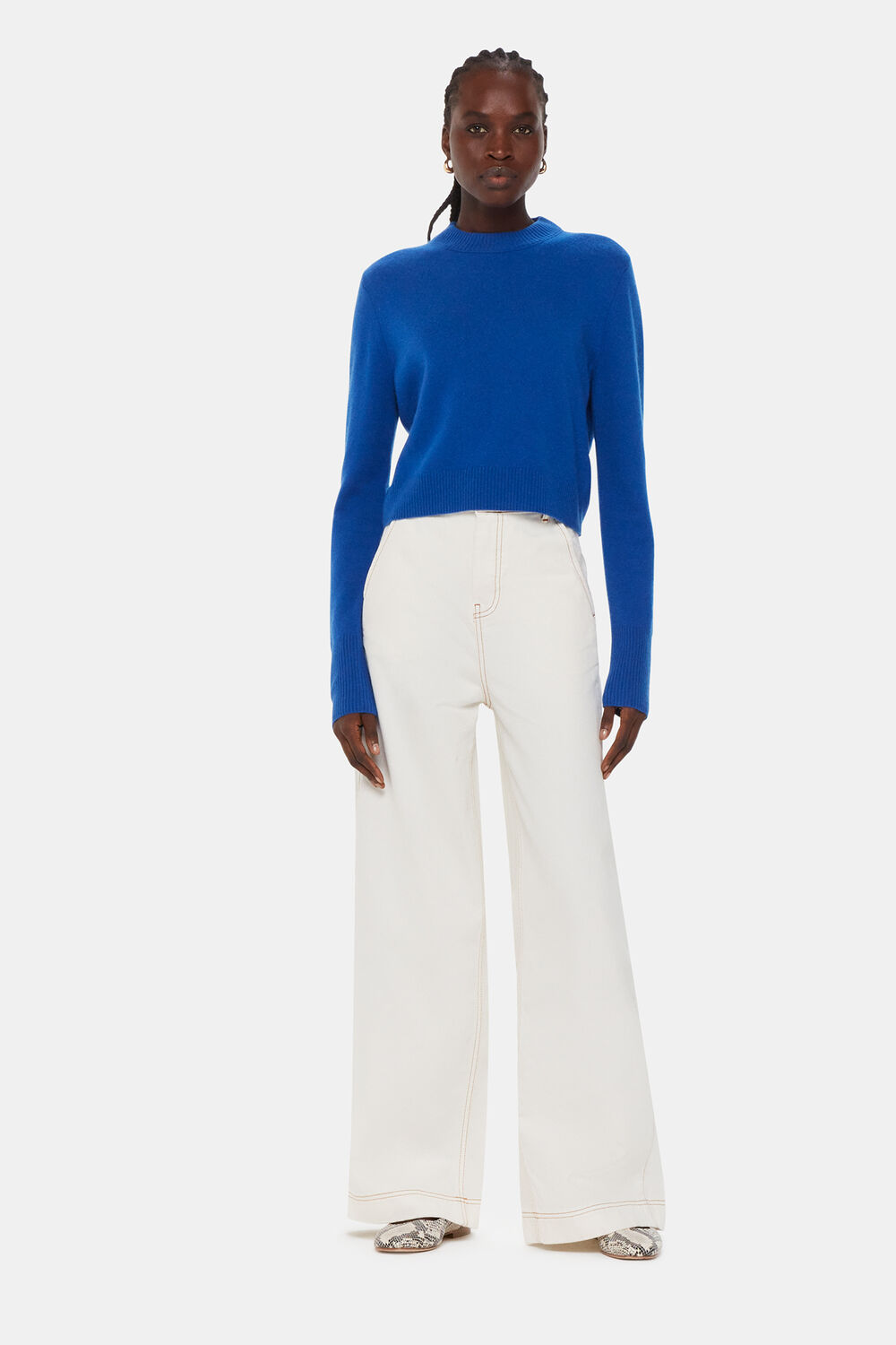 Wool Cropped Sweater