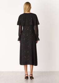 Hot Fix Cape Midi Dress