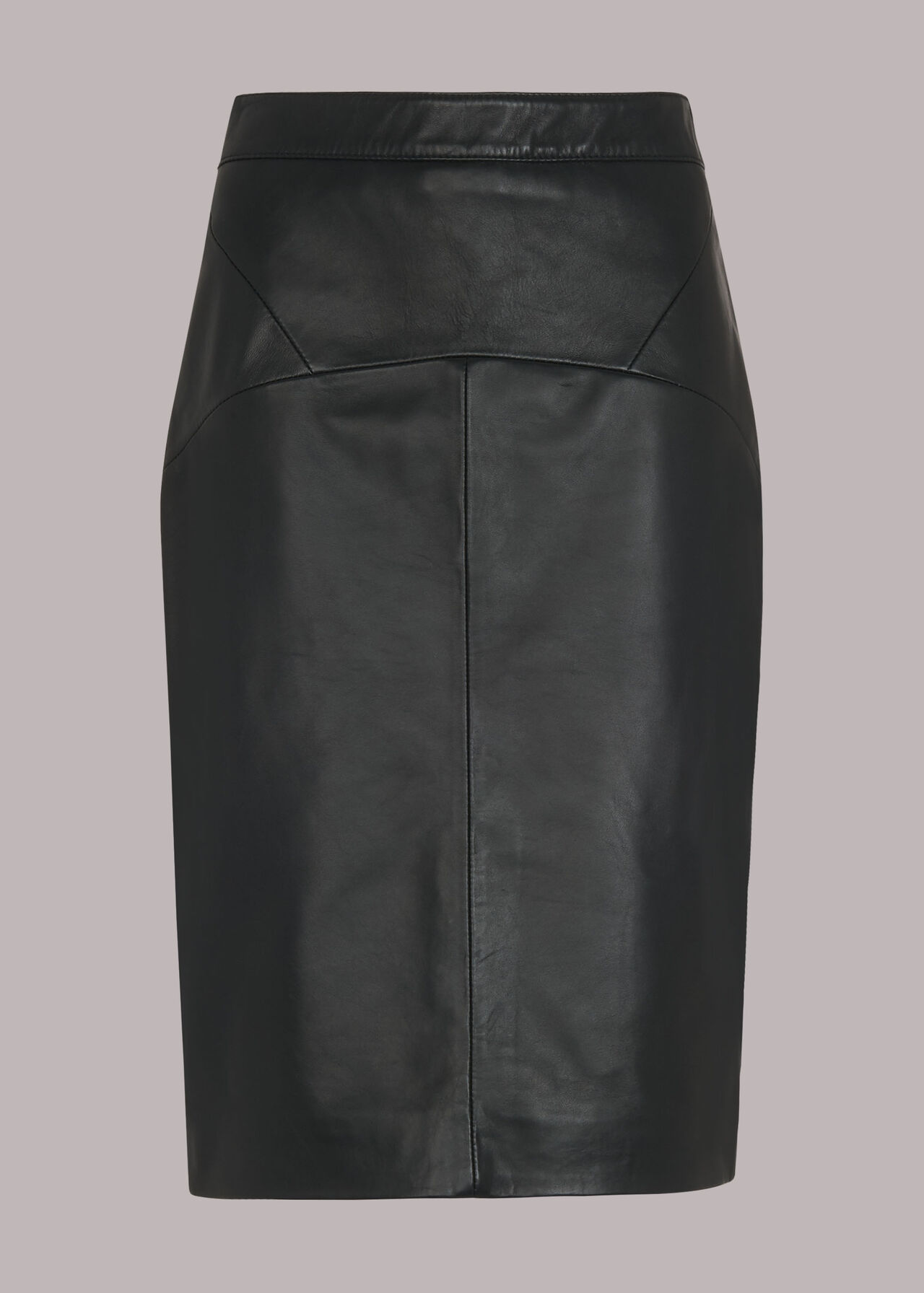 Toffee Belted Leather Skirt, WHISTLES