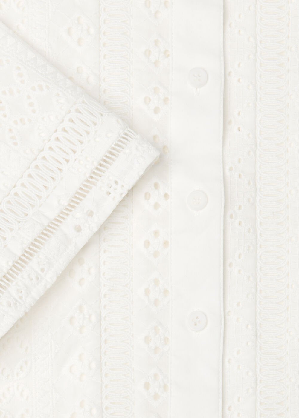 Broderie Cotton Shirt