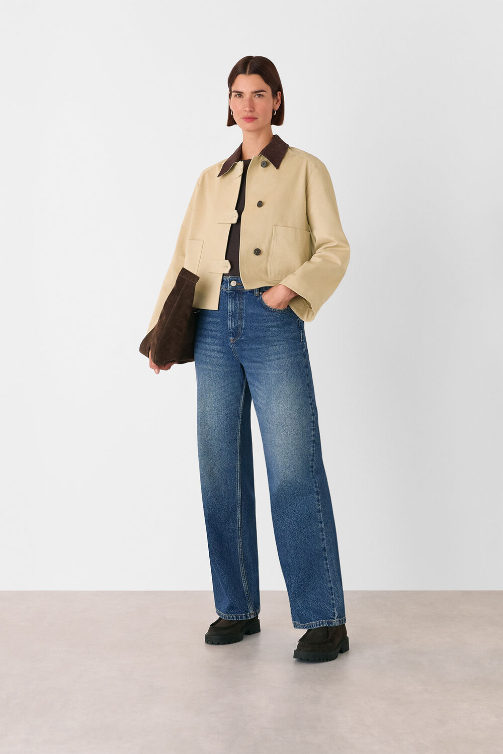 Corduroy Collar Jacket