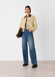Corduroy Collar Jacket