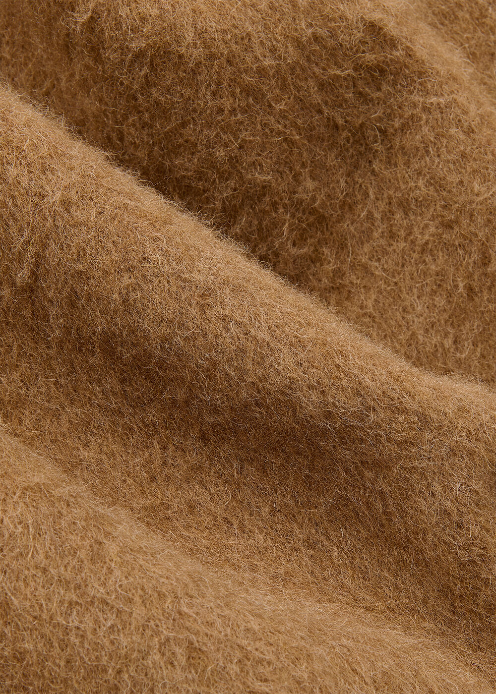 Short Button Detail Wool Coat