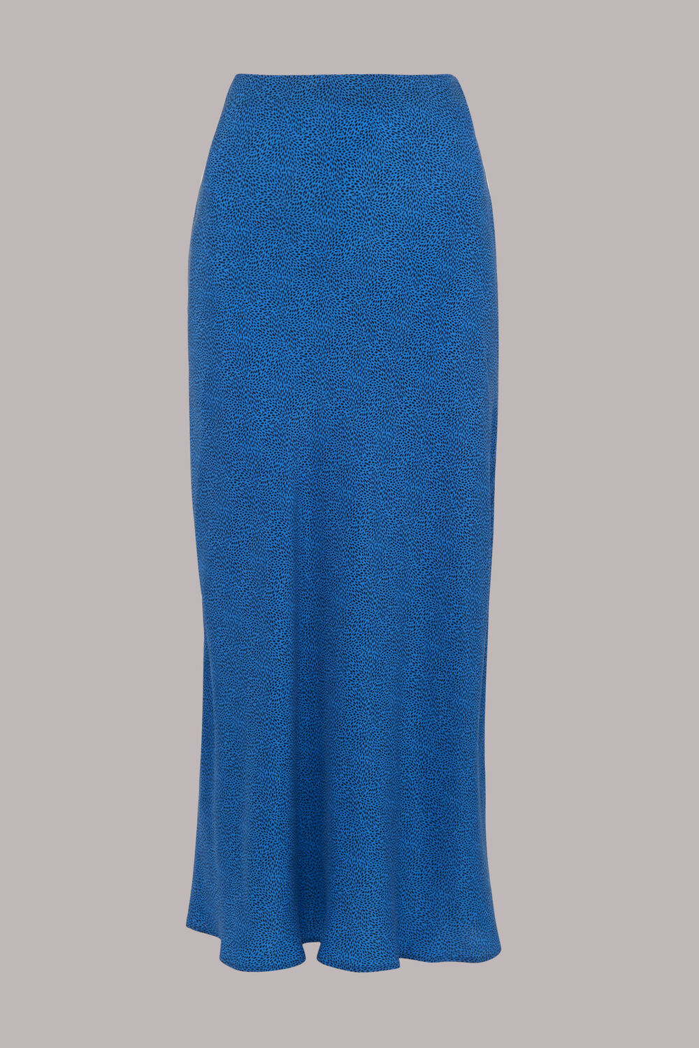 Animal Fleck Print Bias Skirt