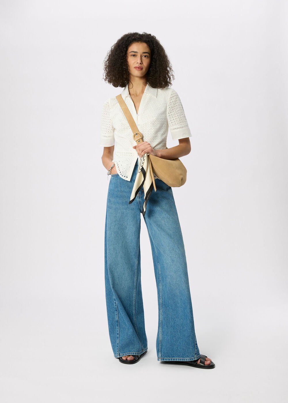 Cotton Broderie Shirt