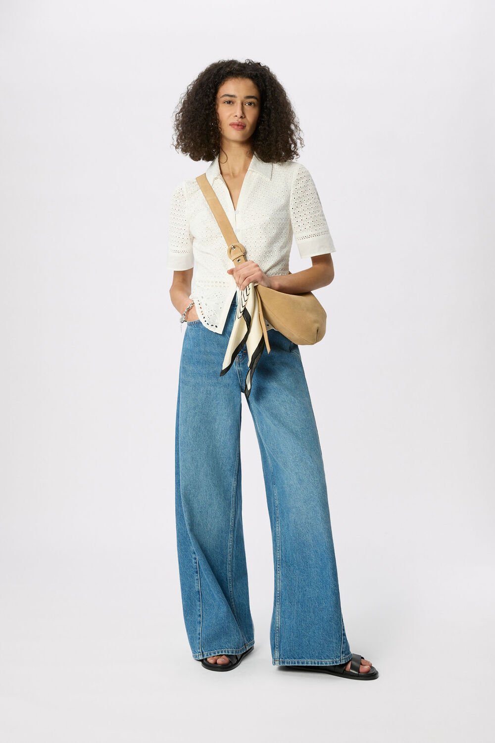 Cotton Broderie Shirt