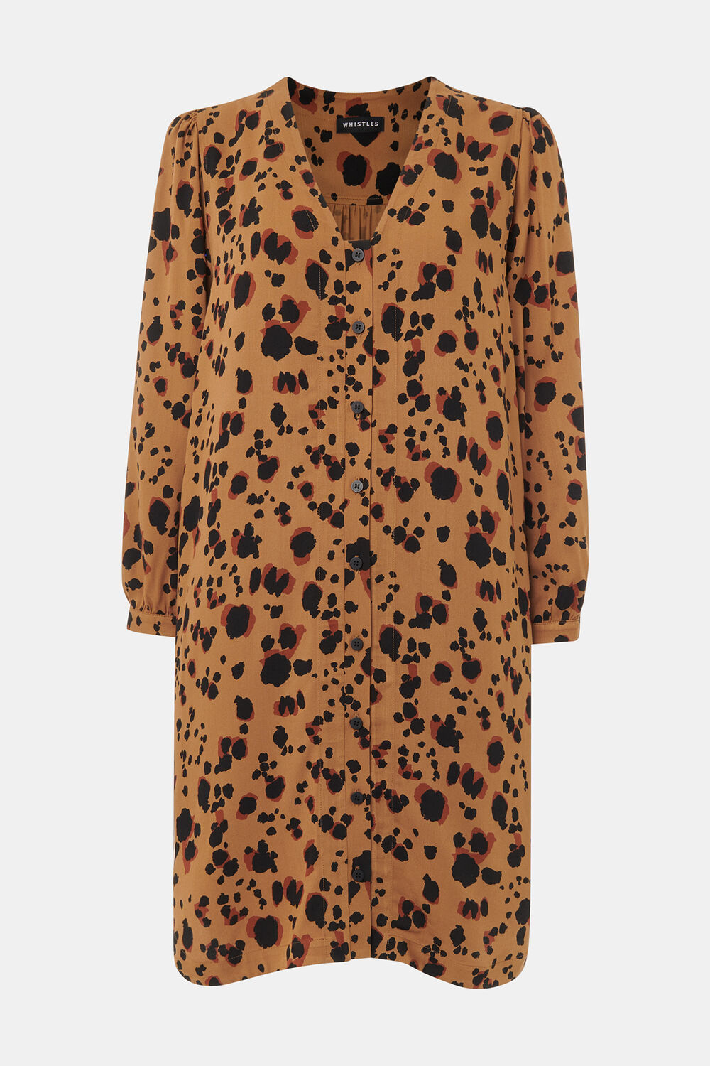 Striking Leopard Print Dress