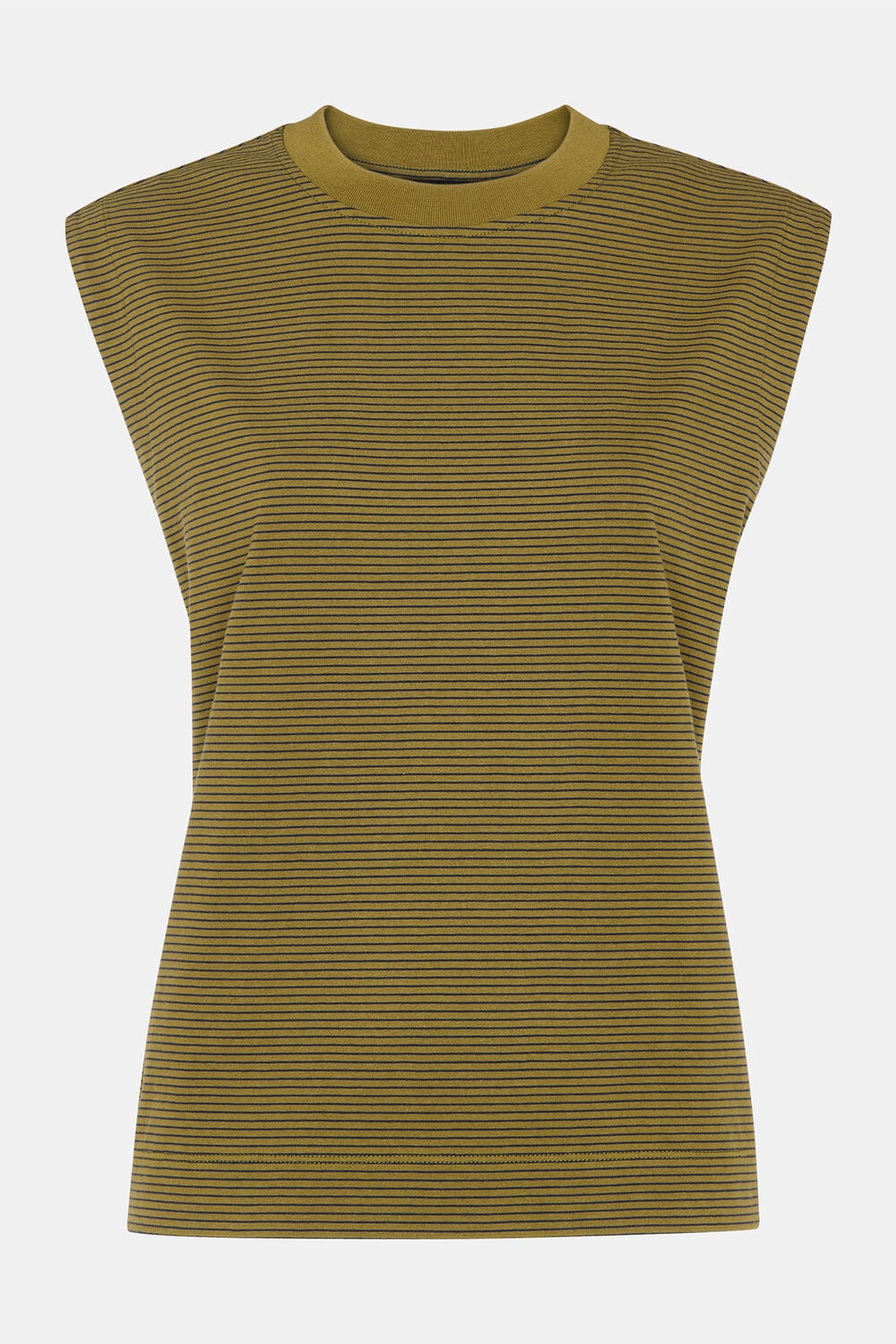 Edie Stripe Sleeveless Vest