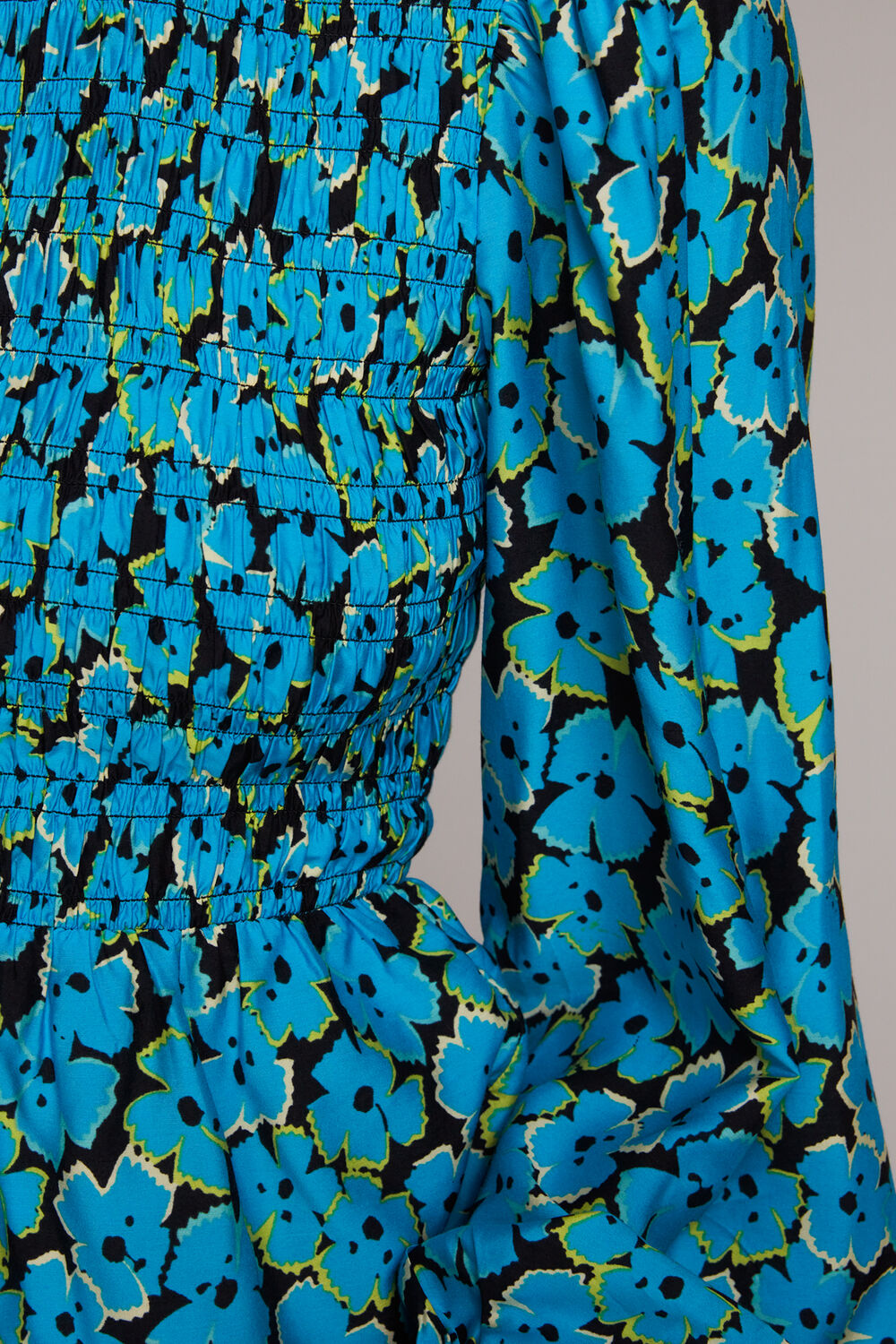 Farfalle Flower Shirred Top