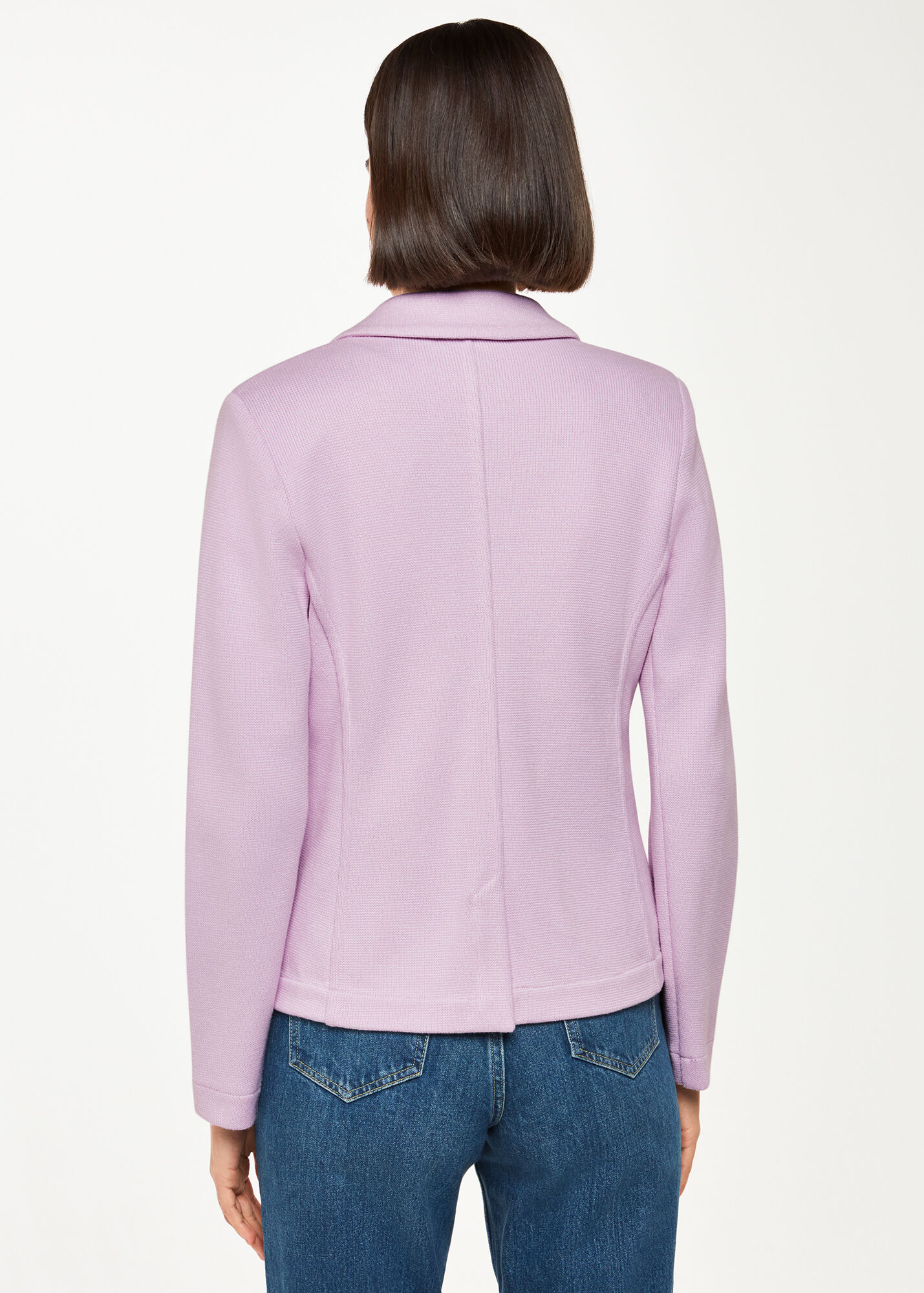 Lilac Slim Jersey Jacket | WHISTLES