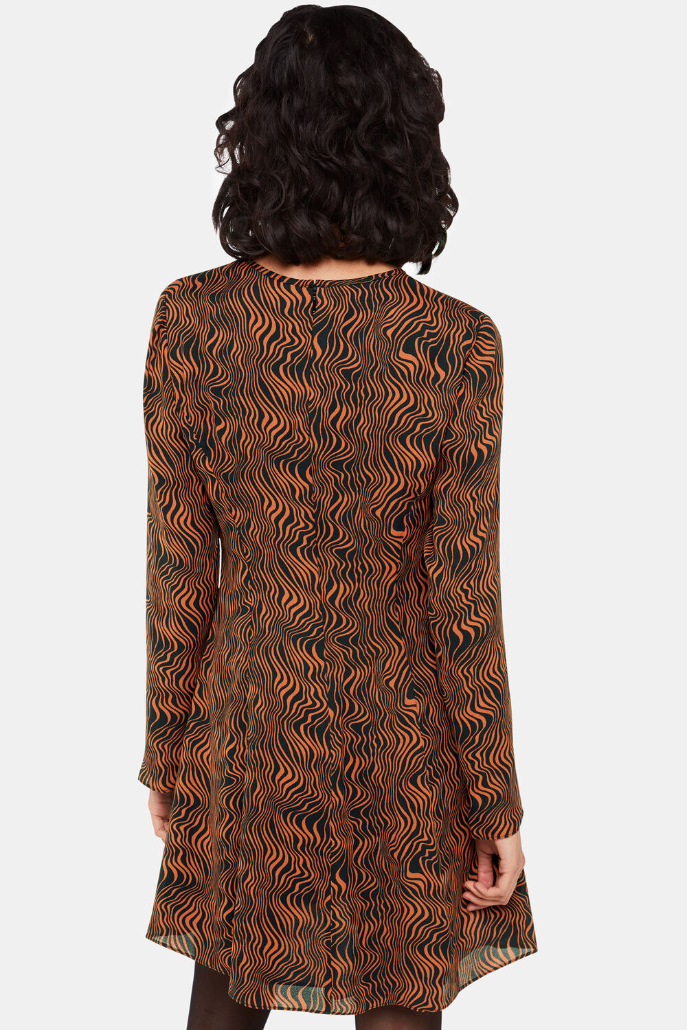 Optical Wiggle Mini Dress