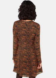 Optical Wiggle Mini Dress