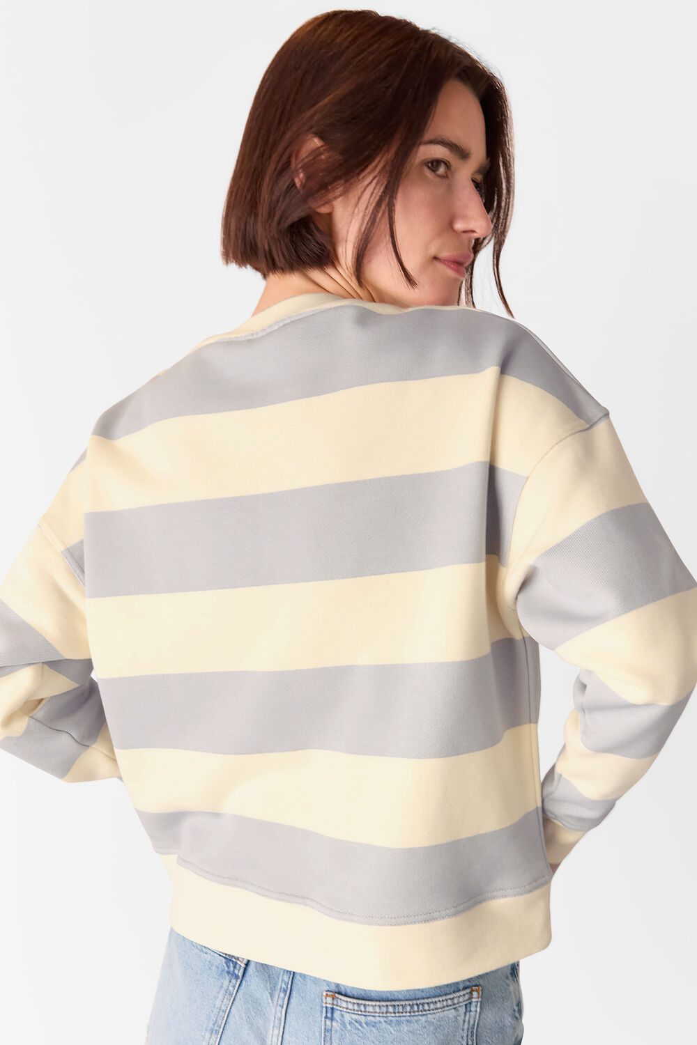 Wide Stripe Sweat