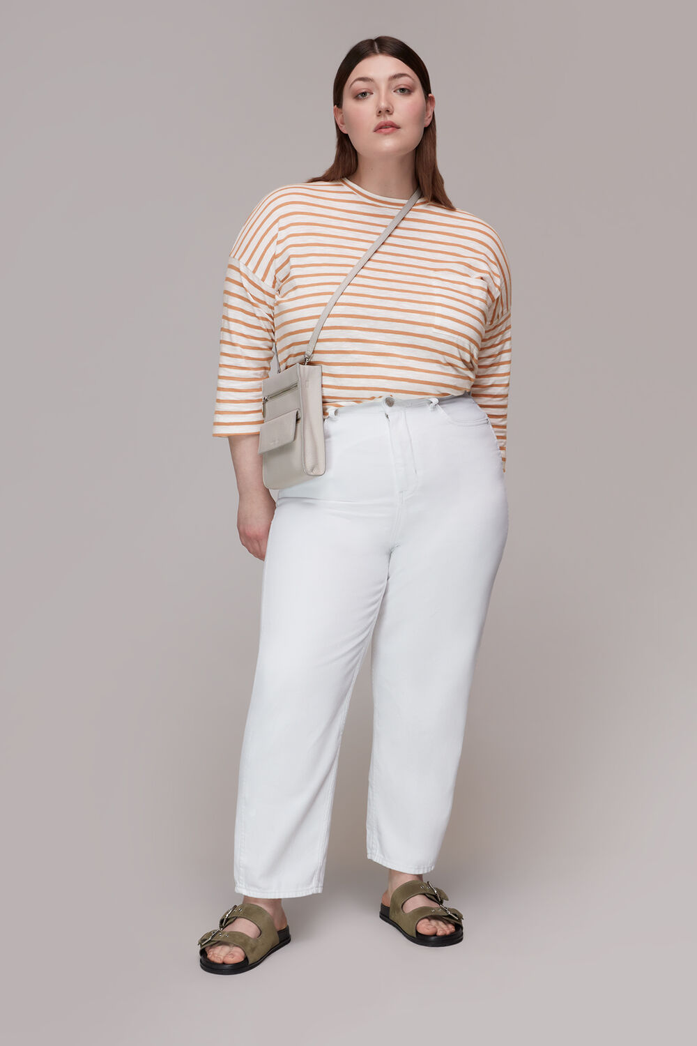 Stripe Cotton Pocket Top