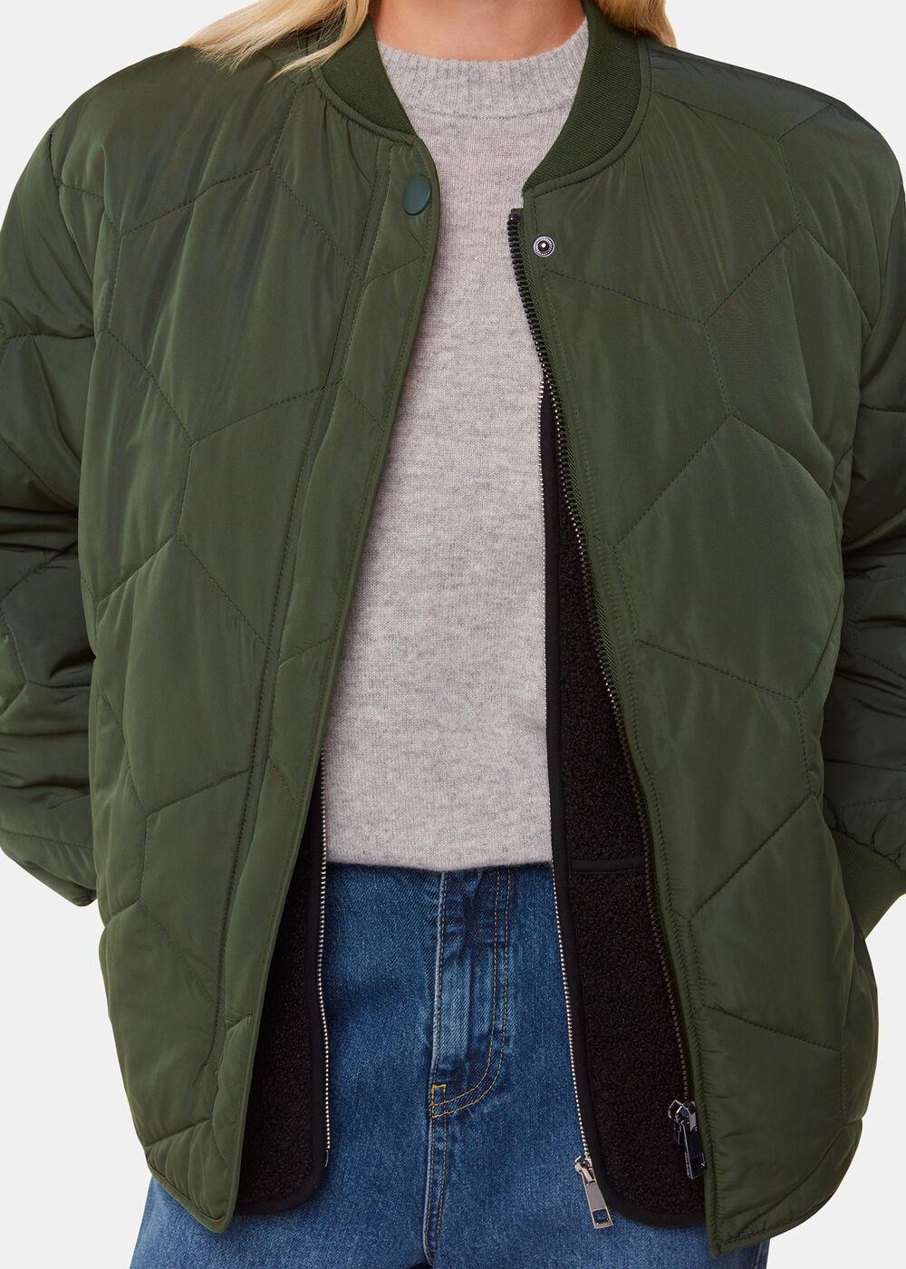 Ida Short Quilted Coat