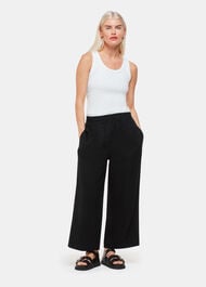 Petite Linen Pocket Trouser