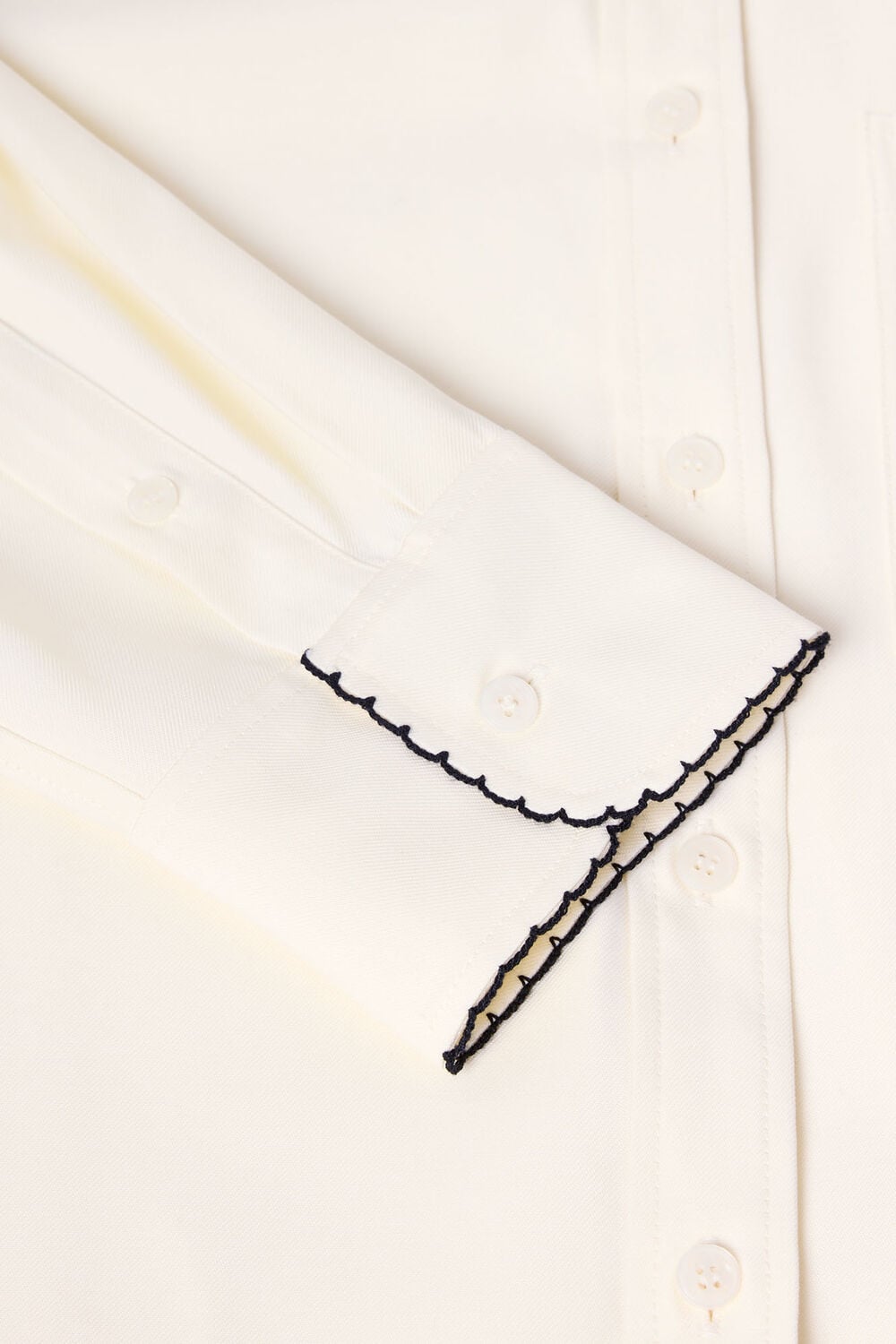 Embroidered Collar Shirt