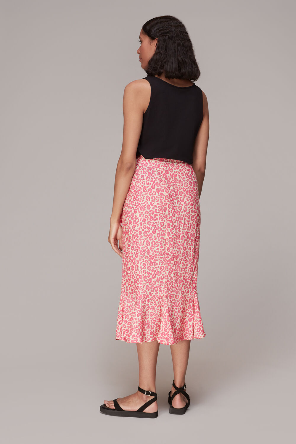 Cheetah Print Wrap Skirt