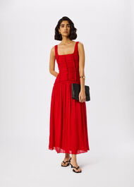 Shirred Bodice Dress