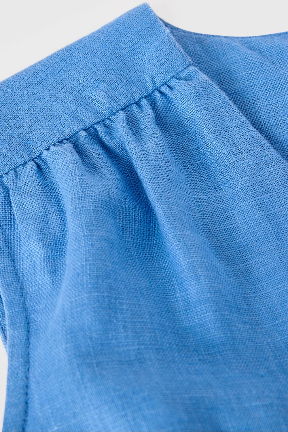 Blue Laura Linen Tank