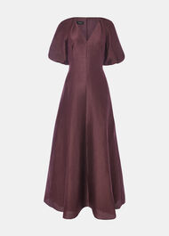 Silk Blend Taffeta Maxi Dress