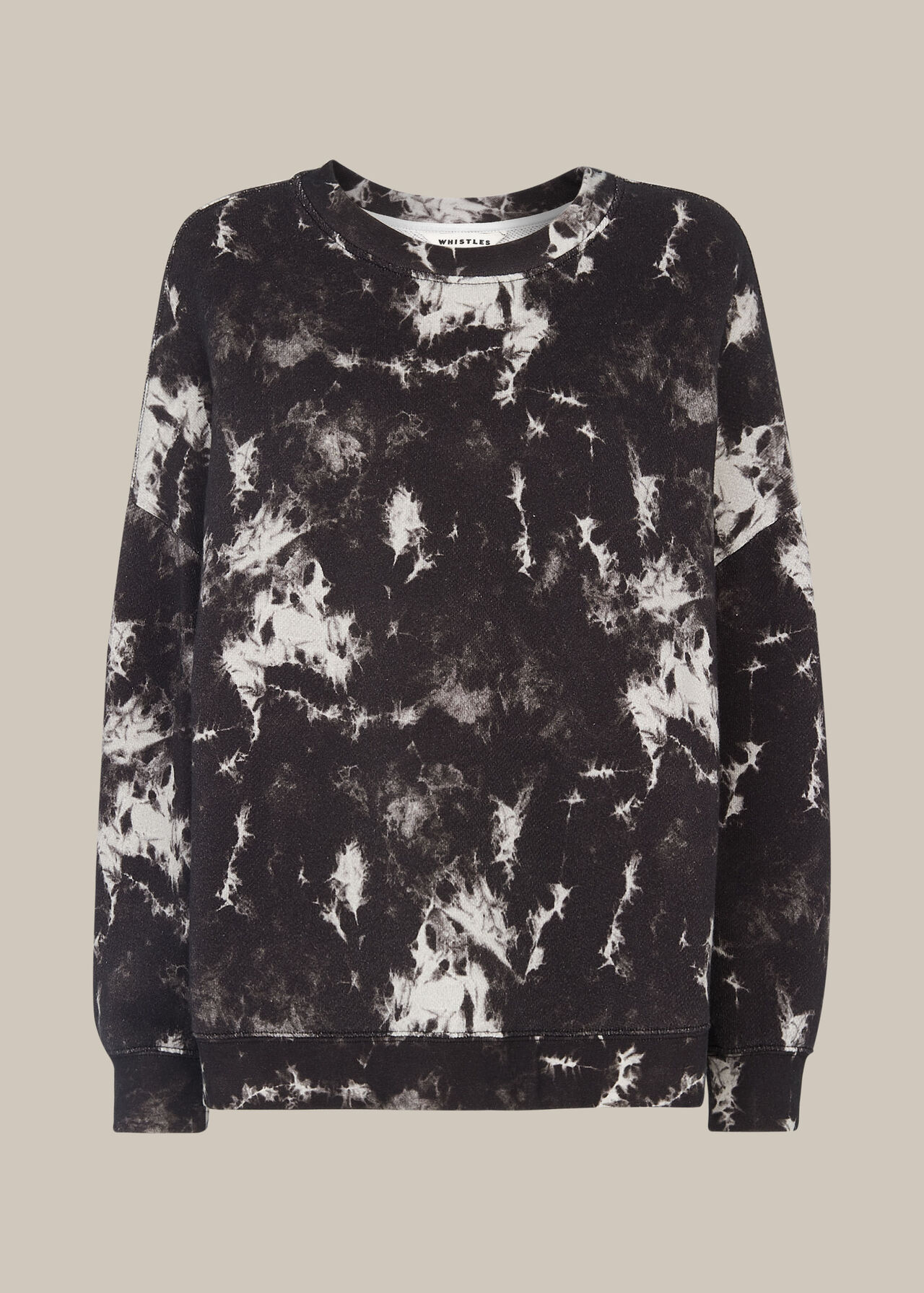 Black/Multi Tie Dye Sweatshirt | WHISTLES