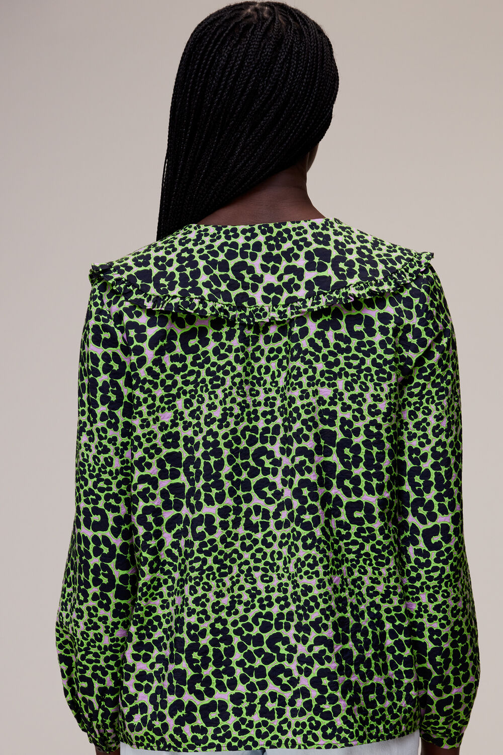Fluro Animal Collar Top