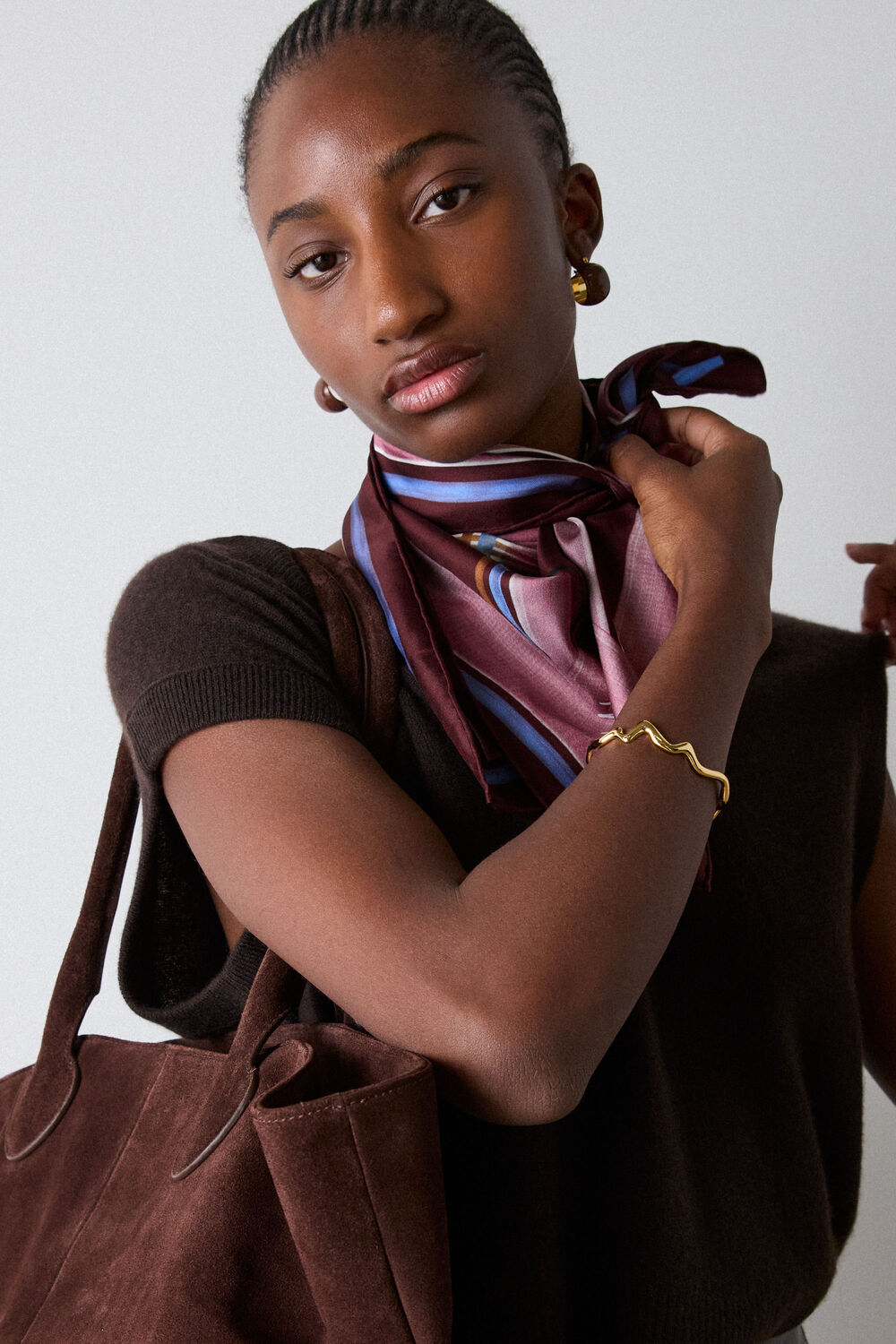 Limited Square Silk Scarf