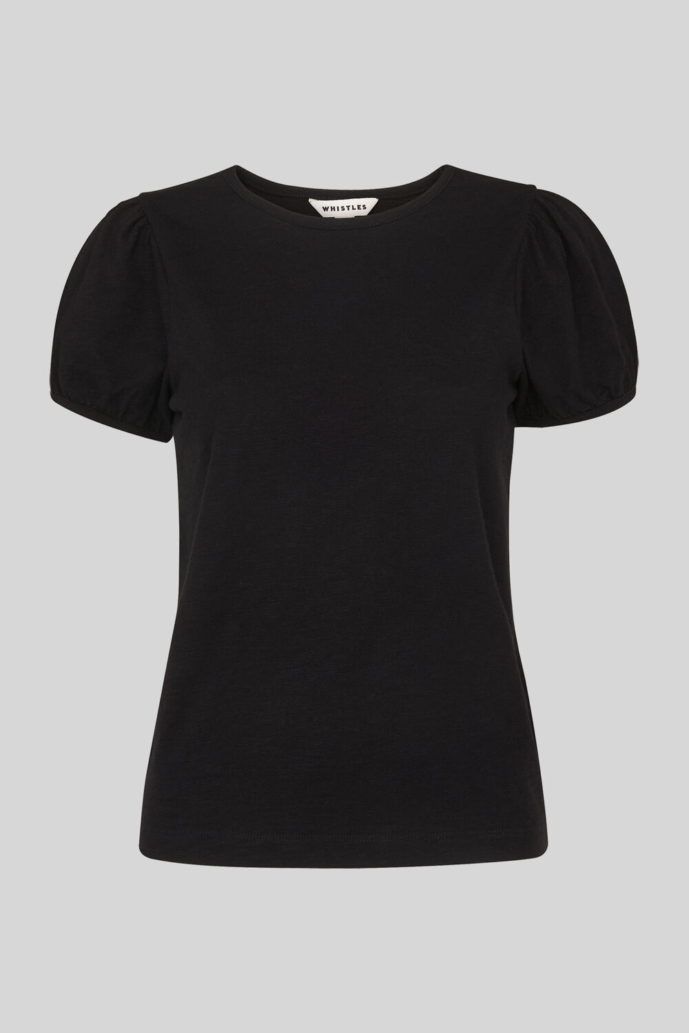 Puff Sleeve T-Shirt Black