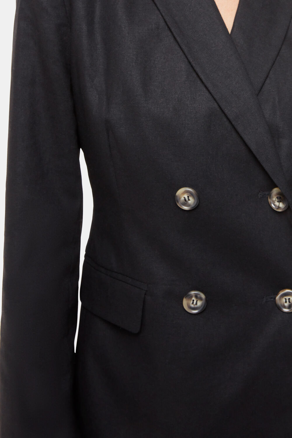 Petite Lindsey Linen Blend Blazer