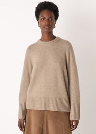 Heavy Cashmere Crew Neck Knit