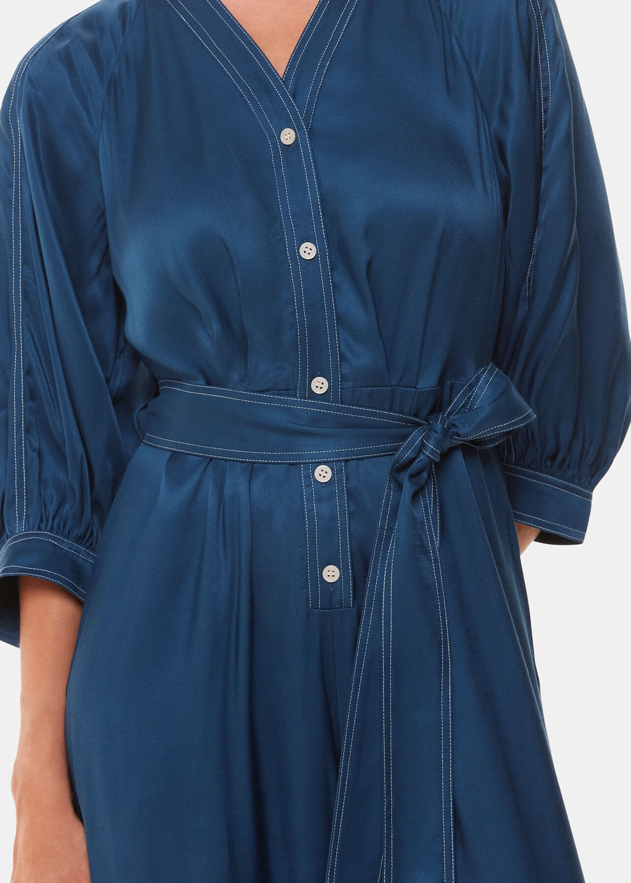Mabel Topstitch Jumpsuit