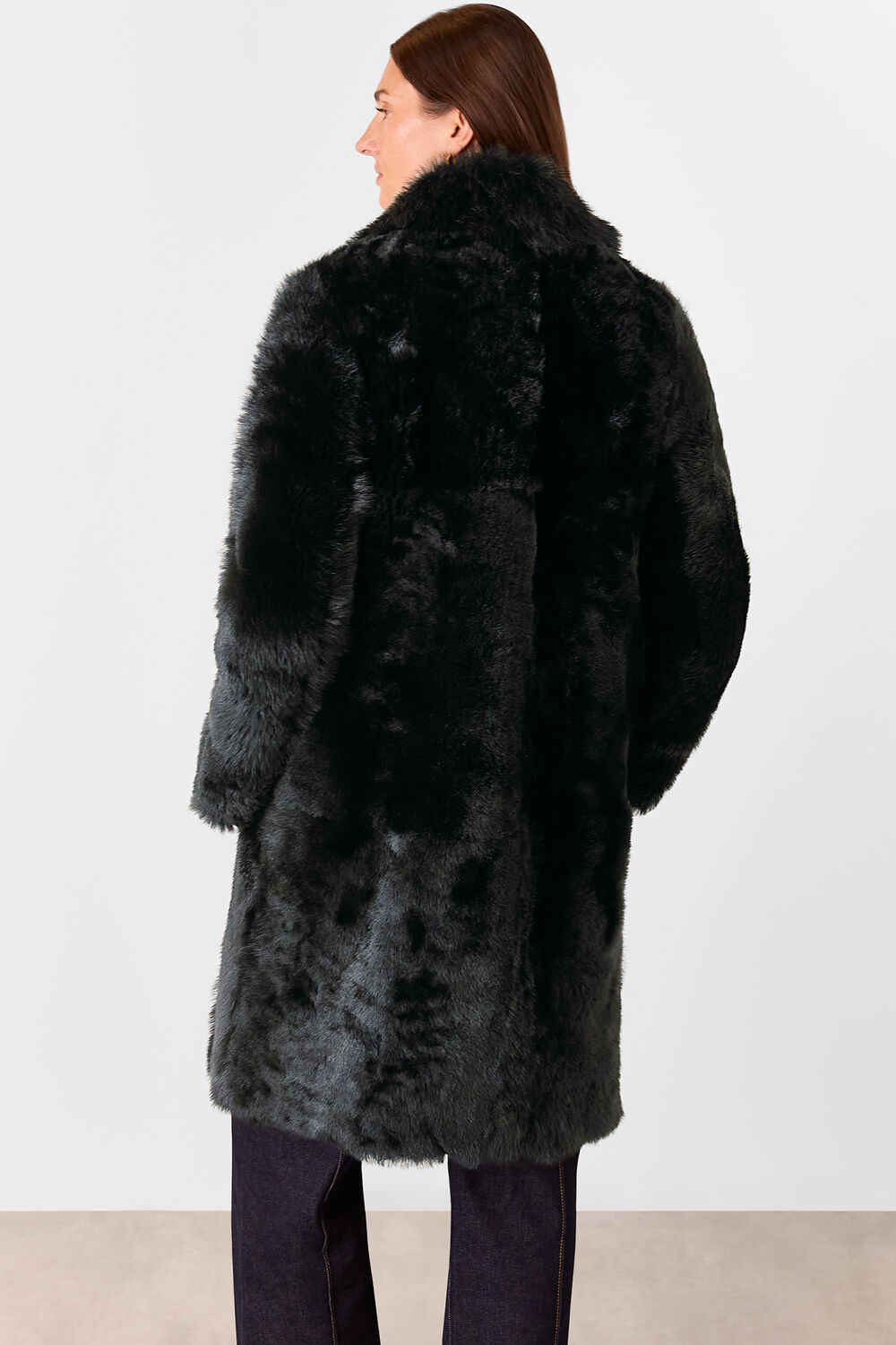 Odette Long Shearling Coat