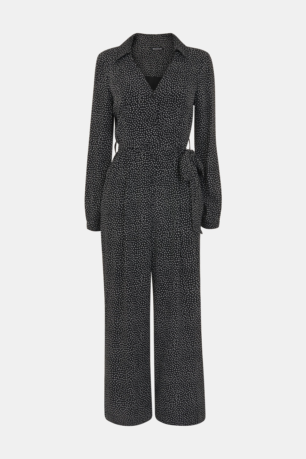 Black Leah Scattered Y Jumpsuit