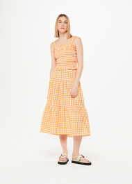 Gingham Saskia Strappy Top