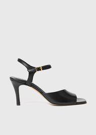 Asymmetric High Heeled Sandal