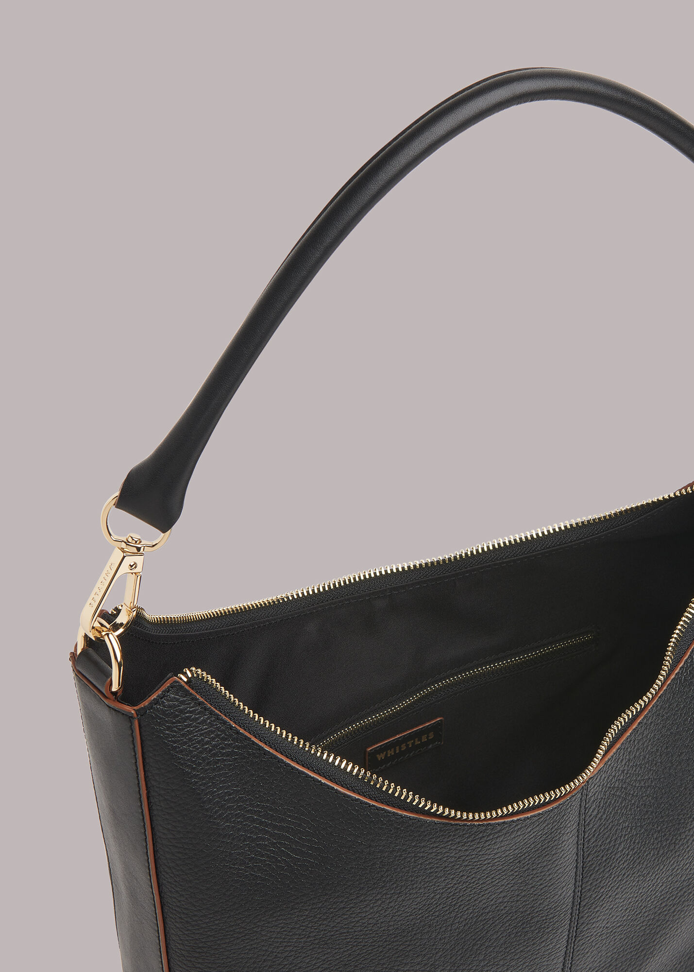 Black Baye Shoulder Bag WHISTLES