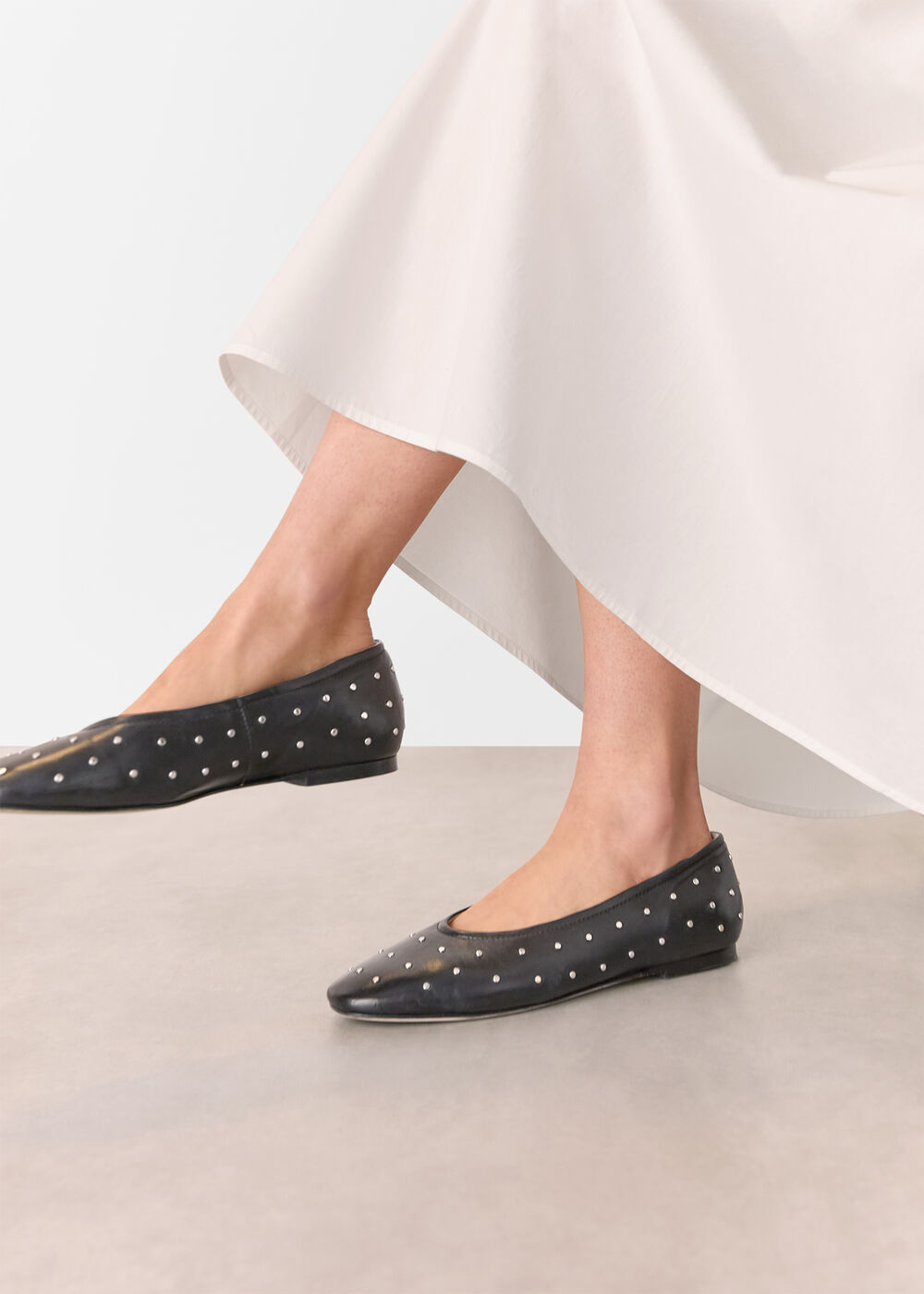 Karina Studded Ballet Pump