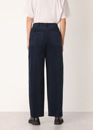 Barrel Leg Cotton Cord Trouser