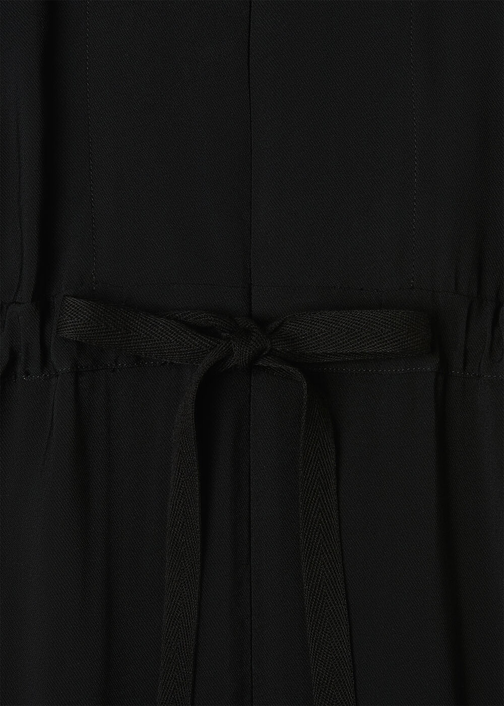 Petite Sleeveless Drawstring Jumpsuit