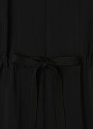 Petite Sleeveless Drawstring Jumpsuit