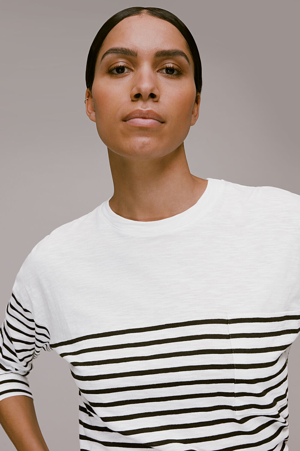 Breton Cotton Pocket Top
