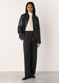 Long Sleeve Funnel Neck Jersey