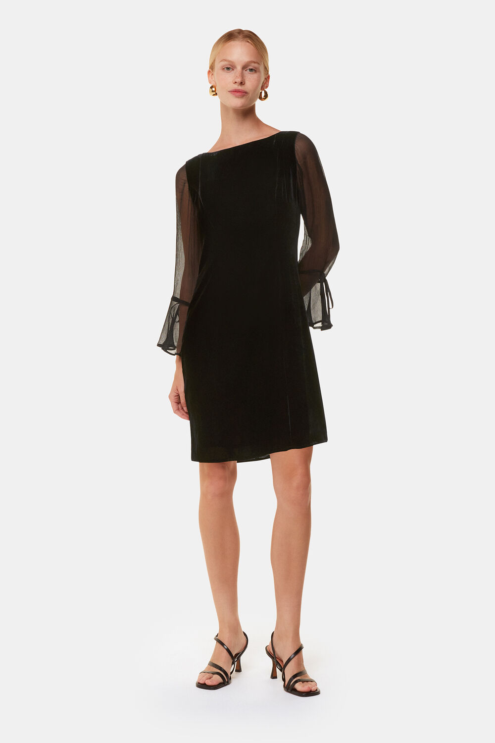 Black Myla Velvet Mini Dress