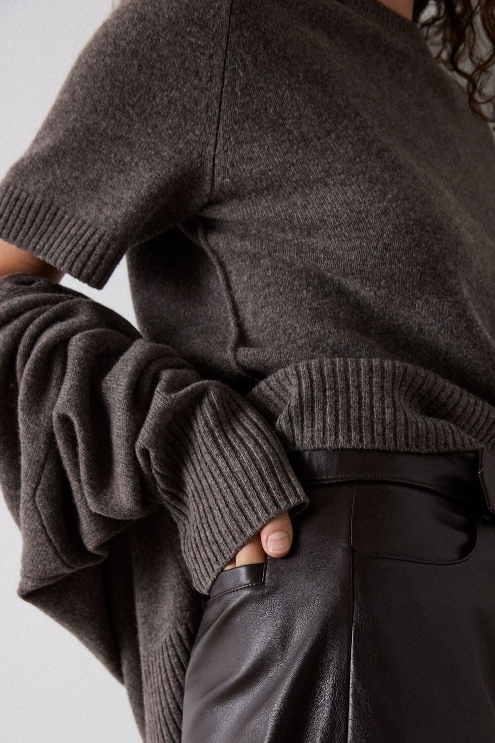 Wool V Neck Cardigan
