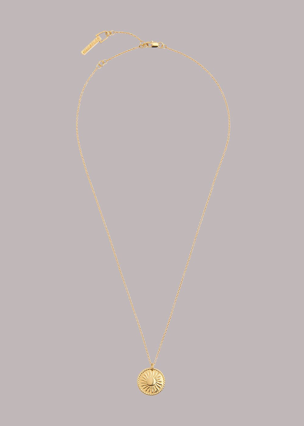 Sun Disc Necklace