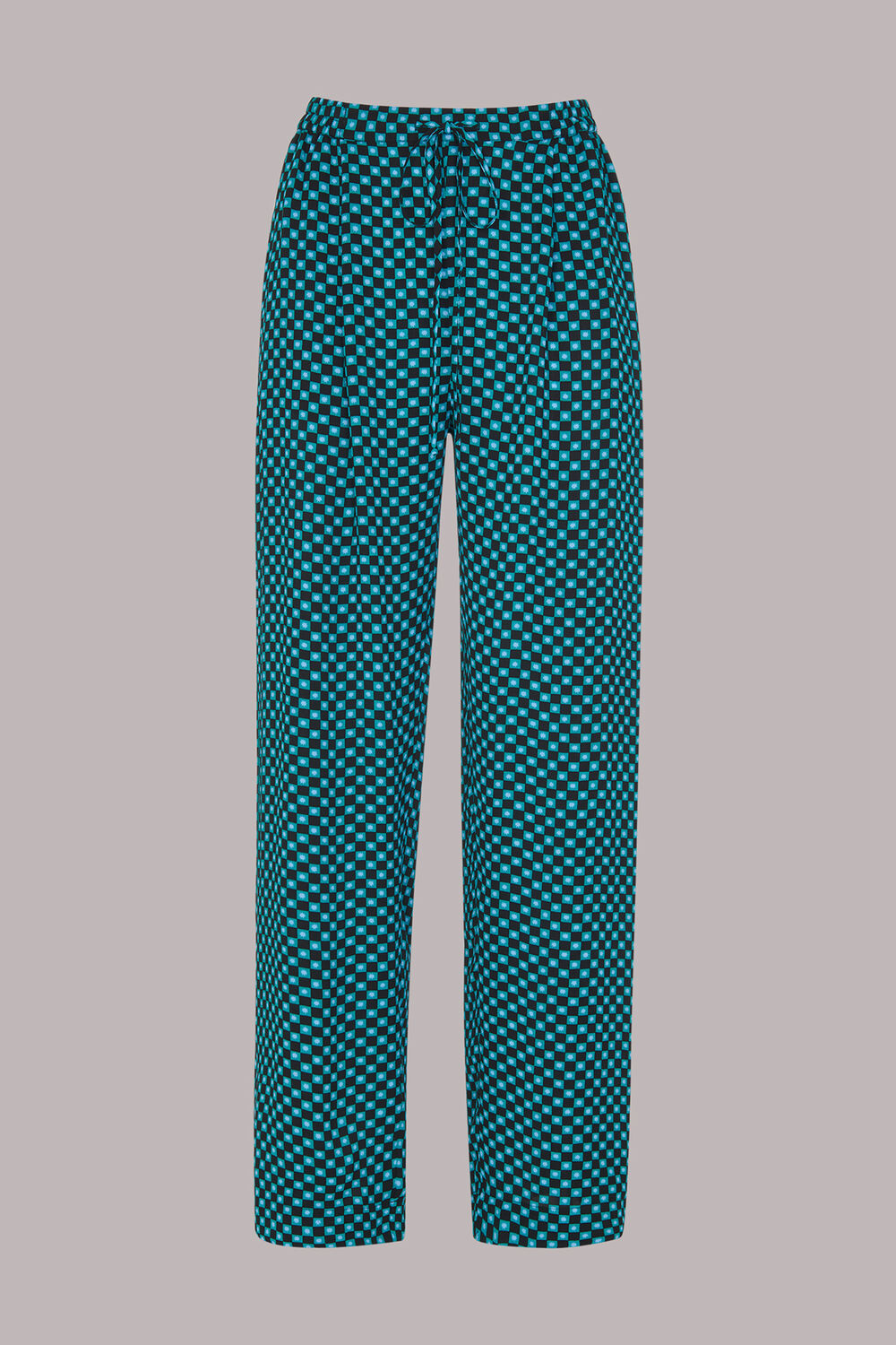 Pippa Star Check Print Trouser