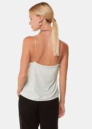 Velvet Cowl Neck Cami Top
